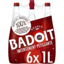 Badoit Eau minérale gazeuse ROUGE 1L (pack de 6)