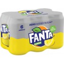 Fanta Citron Zero 6x33cl (pack de 6)