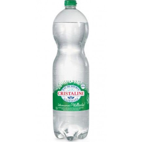 Cristaline Gazéifiée Eau de source gazeuse 1,5L