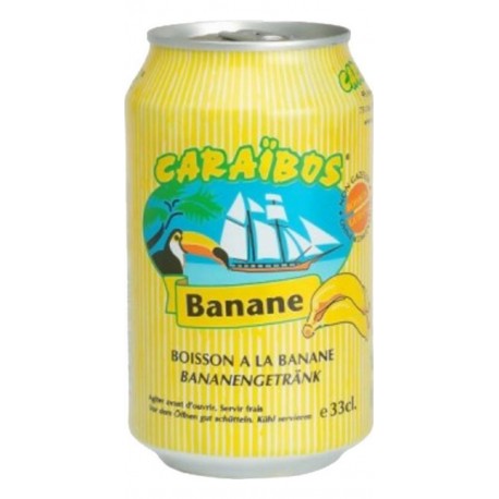 Caraïbos Banane 33cl (pack de 24)