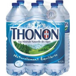 Thonon Eau minérale naturelle 1,5L (pack de 6)