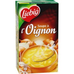 Liebig Soupe à l'Oignon et au Fromage Fondu 1L (lot de 3 briques)