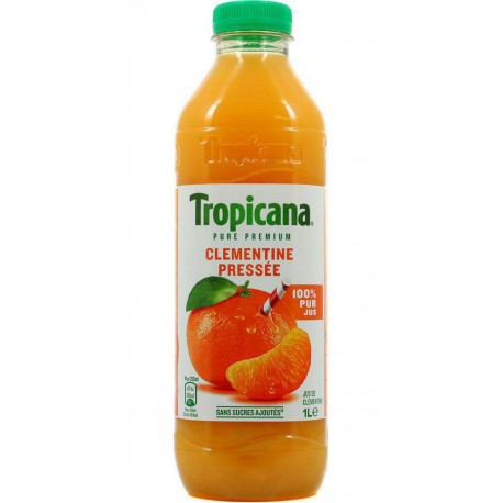 Tropicana Pure Premium Clémentine 1L (pack de 6 bouteilles)