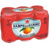 San Pellegrino Eau gazeuse aromatisée Aranciata Rossa 33cl (pack de 6)