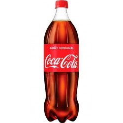 Coca-Cola Soda à base de cola goût original PET 1,25L