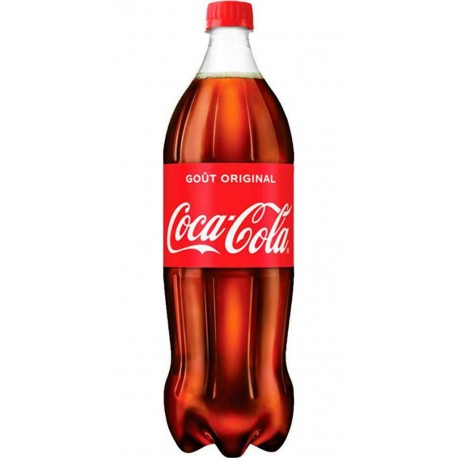 Coca-Cola Soda à base de cola goût original PET 1,25L