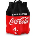 Coca-Cola ZERO SANS SUCRES 4x1L (pack de 4)