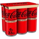 Coca-Cola sans sucre sans cafeine 6x33cl (lot de 2 packs de 6 soit 12 canettes)