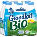 CANDIA Grandlait lait demi-écrémé bio UHT 6x1L (pack de 6)