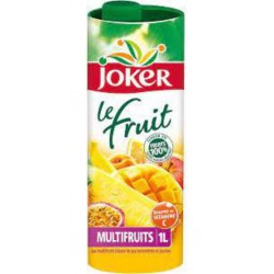 Joker Le Fruit Jus de fruits Multifruits 1L (lot de 4 bouteilles)