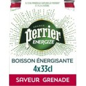 Perrier Energize Eau aromatisée gazeuse Grenade 33cl (pack de 4)