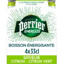 Perrier Energize Citron - Citron vert 33cl (pack de 4)