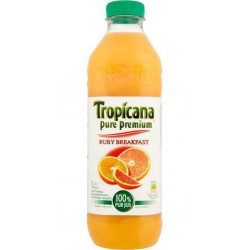 Tropicana Jus de fruits Ruby Breakfast 1L (pack de 6 bouteilles)