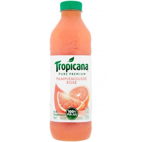 Tropicana Pamplemousse Rose 1L (pack de 6 bouteilles)