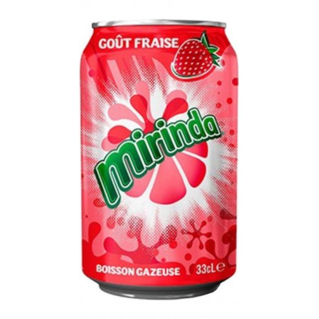 Mirinda Fraise 33cl (pack de 24)
