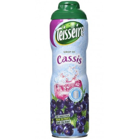 Teisseire Sirop Cassis 60cl (lot de 3 bouteilles)