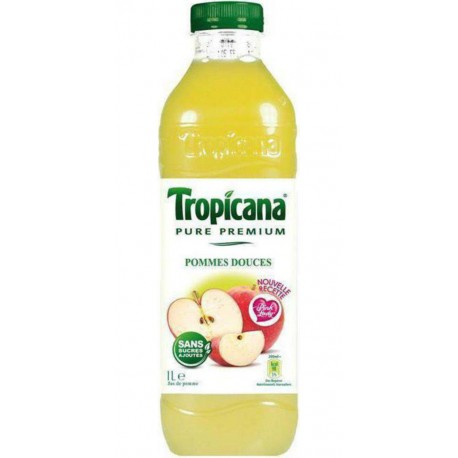 Tropicana Pure Premium Pommes Douces 1L (pack de 6 bouteilles)