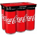 Coca-Cola Soda à base de cola sans sucres 33cl (pack de 6)