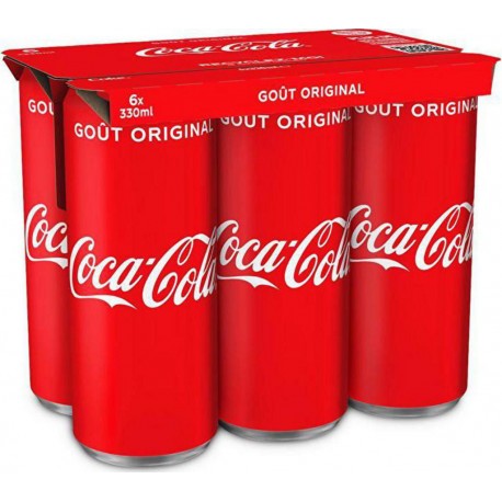 Coca-Cola Original Taste 6 x 33cl (pack de 6)