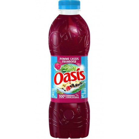 Oasis Boisson à l'eau de source Pomme Cassis Framboise 1L