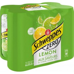 Schweppes Lemon Zéro SLIM 33cl (pack de 6)