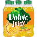 Eau aromatisée Volvic Juicy Fruits exotiques 50cl (pack de 6)