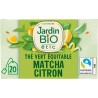 JARDIN BIO Thé vert citron matcha Bio ETIC (la boîte de 20 sachets)