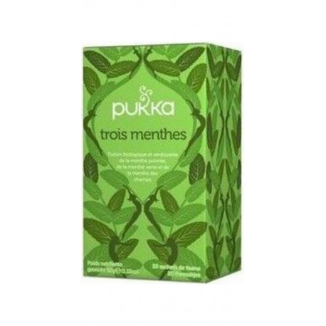 20 Infusion Trois Menthes ( Infusettes) Pukka