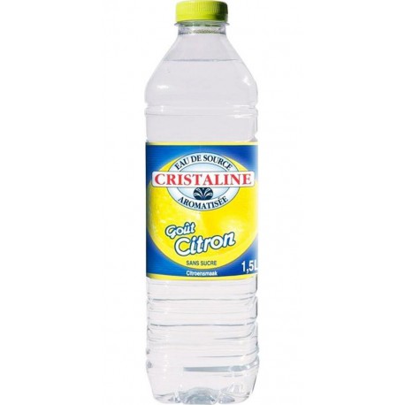 Cristaline Citron 1,5L (pack de 6 bouteilles)