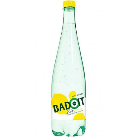 Badoit Eau minérale gazeuse saveur citron 1L
