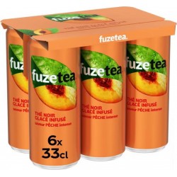 Fuze Tea Fuzetea Pêche 33cl (pack de 6)