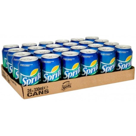 Sprite Original Citron & Citron Vert 33cl (pack de 24 canettes)