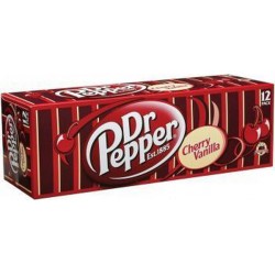 Dr Pepper Cherry Vanille 35,5cl (pack de 12 canettes)