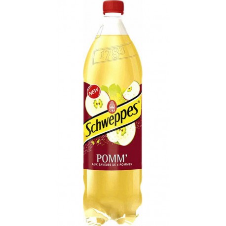 Schweppes Pomme 1,5L (lot de 12 bouteilles)