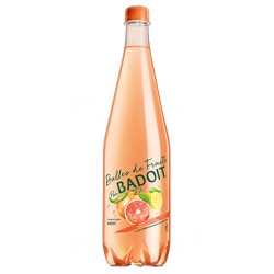 Badoit Bulles de Fruits Pamplemousse Touche de Citron 1L (lot de 12 bouteilles)