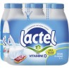 Lait Lactel Vitamine D demi-écrémé 1L (lot de 8 packs de 6 soit 48 bouteilles)