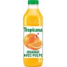 TROPICANA Jus d'orange avec pulpe PET 6x1L