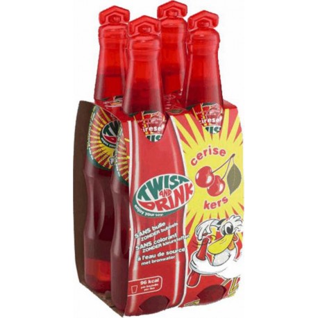 Twist & Drink Cerise 20cl (pack de 4)