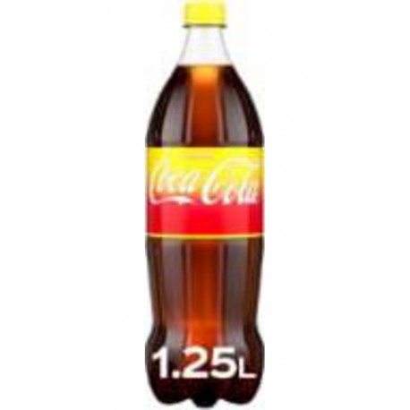 COCA-COLA Soda au Cola Goût Citron 1.25L