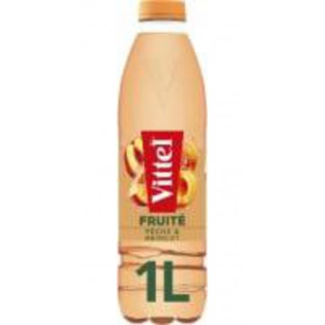 VITTEL Eau Plate Aromatisée Pêche Abricot 1L