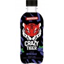 CRAZY TIGER Soda Énergisante Gazeuse Myrtille 35cL