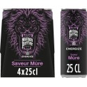 PERRIER Boisson Énergisante Saveur Mûre 4x25cL (pack de 4)
