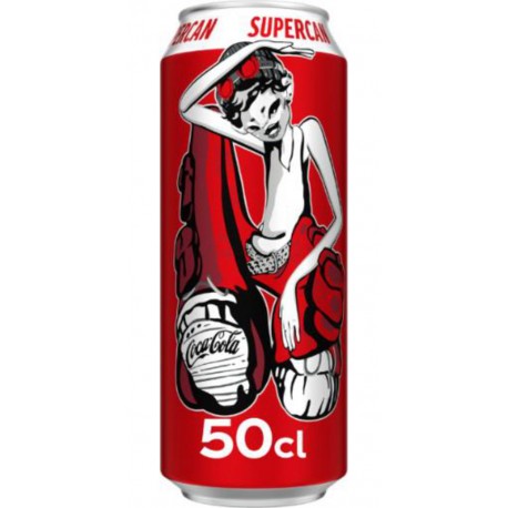COCA-COLA Soda au Cola Original Supercan COCA- COLAL